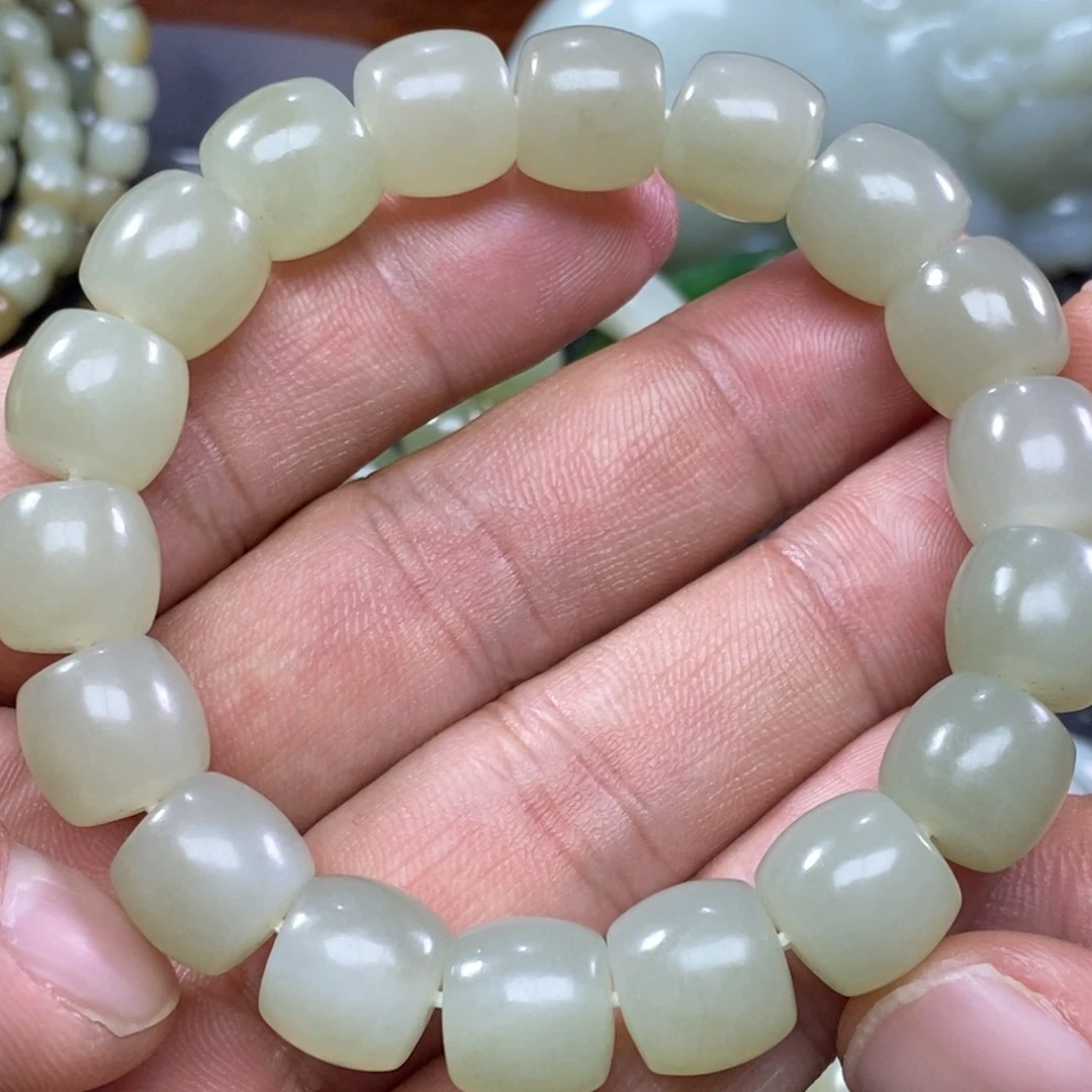 和田玉手链未镶嵌