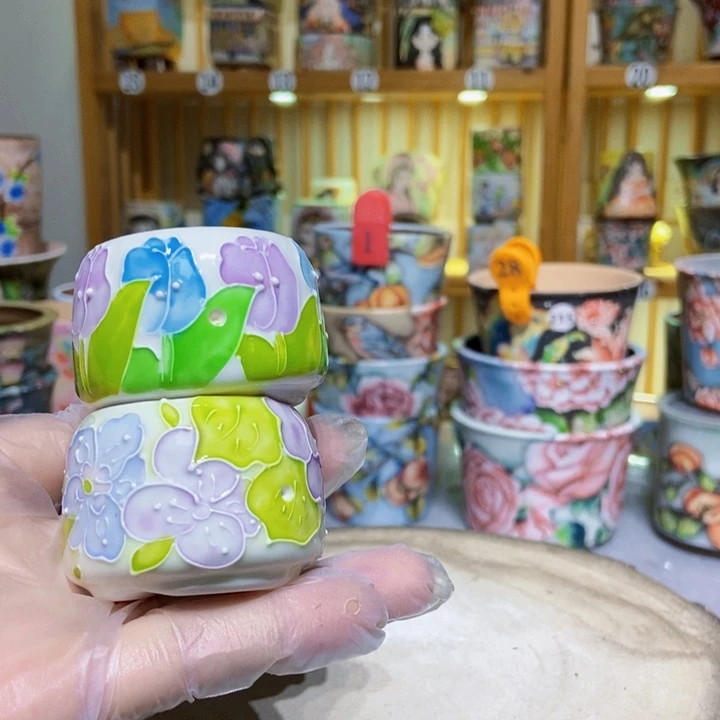 景德镇艺术手绘作品