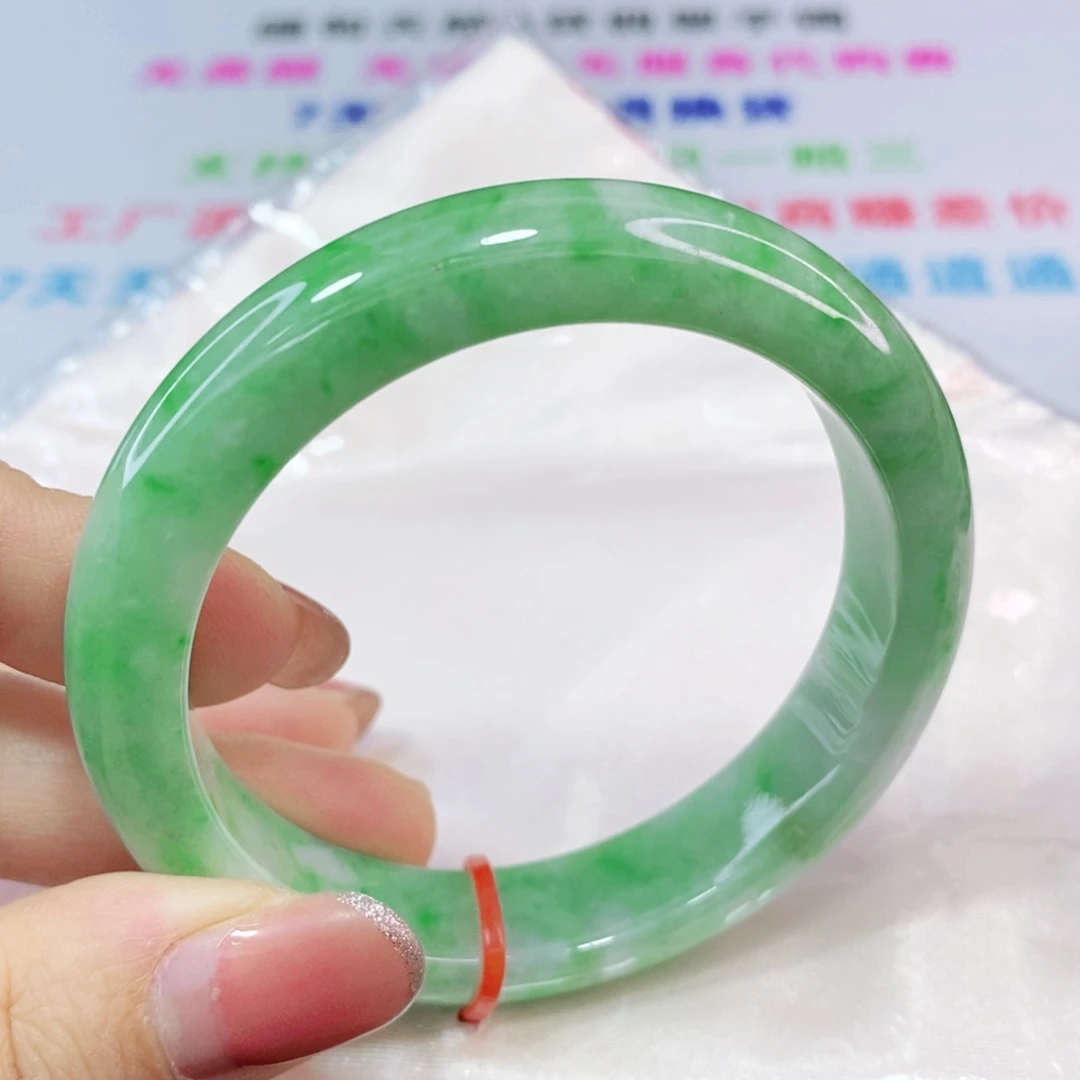 未镶嵌手镯翡翠54.5圈品质好