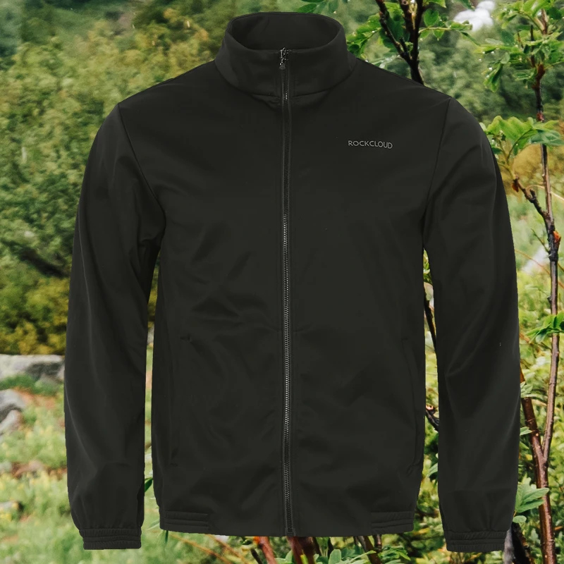 岩云RockCloud休闲梭织立领M2软壳外套春秋季男士户外百搭外套1