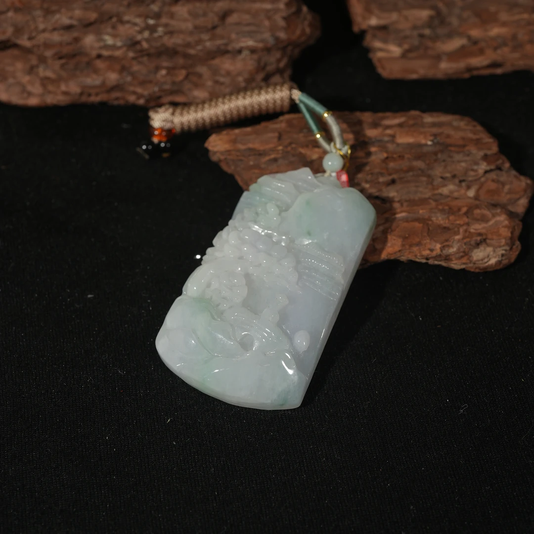 香港王老板-翡翠吊坠9y961