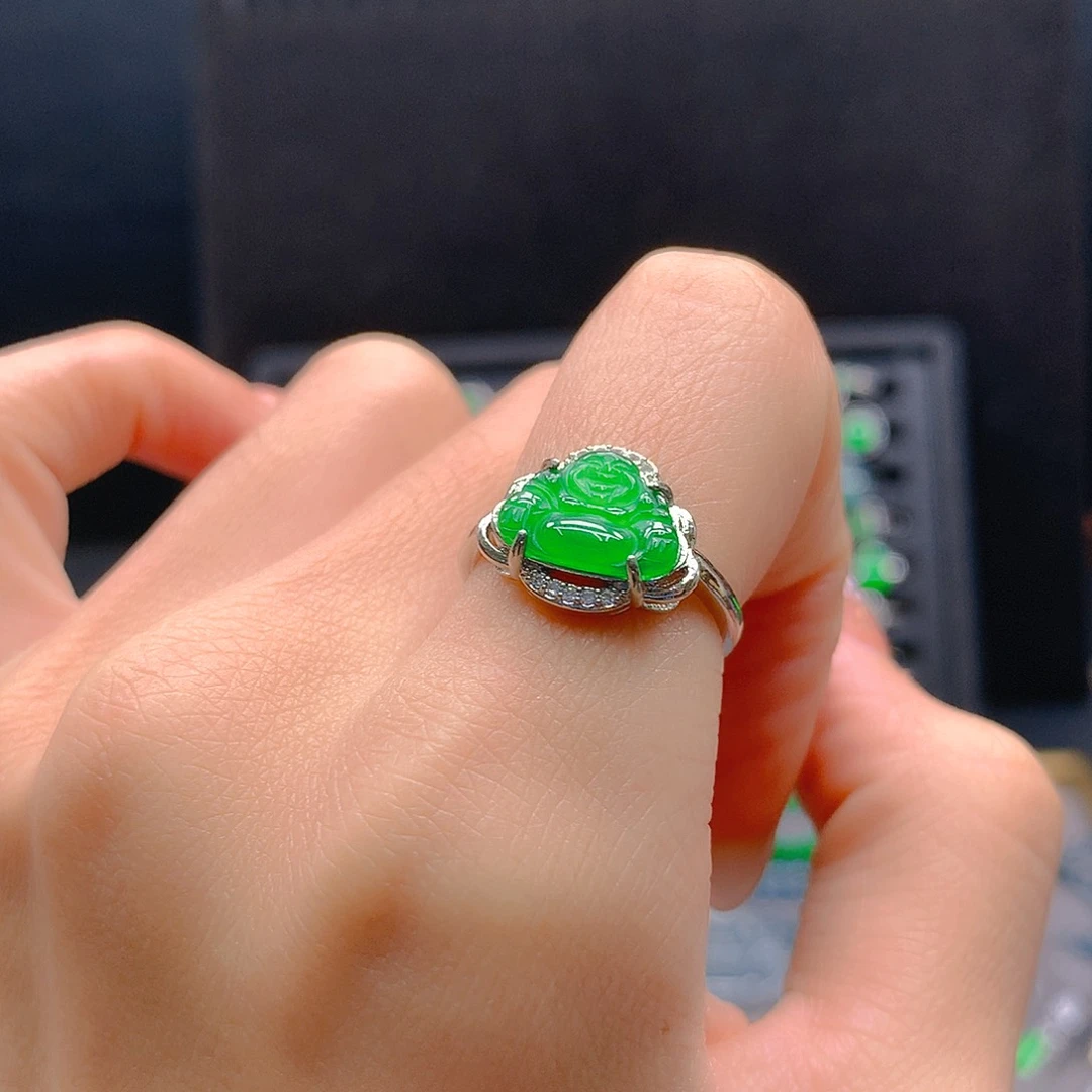 未镶嵌戒指翡翠天然翡翠