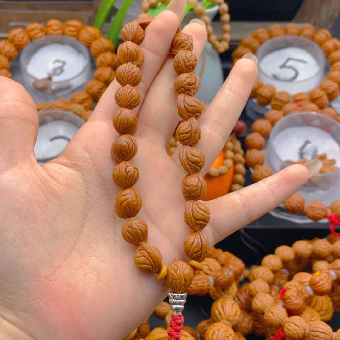 桃核手串1.1玉龙脊杜杜杜杜15