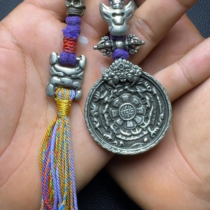 老***孩泥塑藏式风格九宫格..