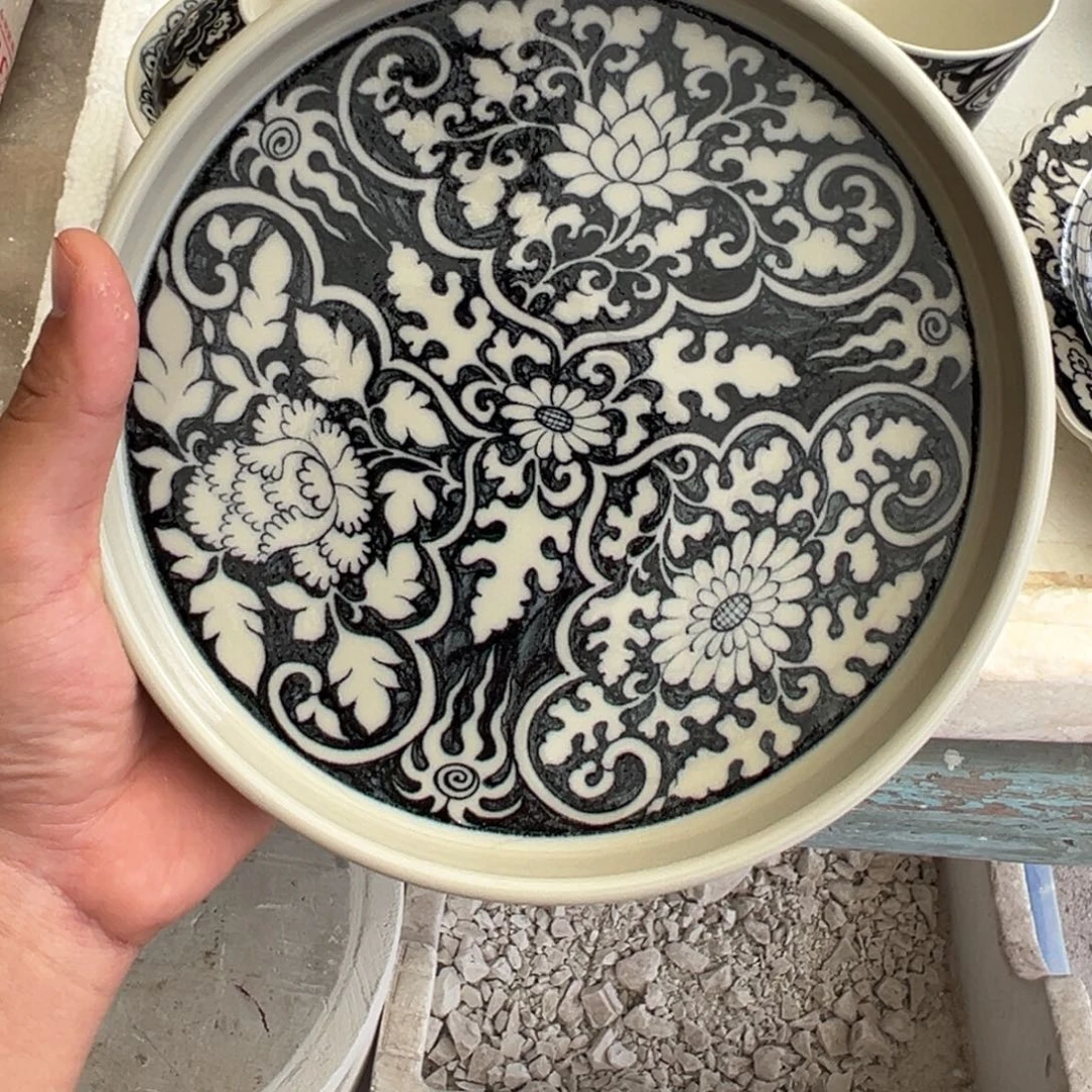 陶景德镇手工手绘陶瓷