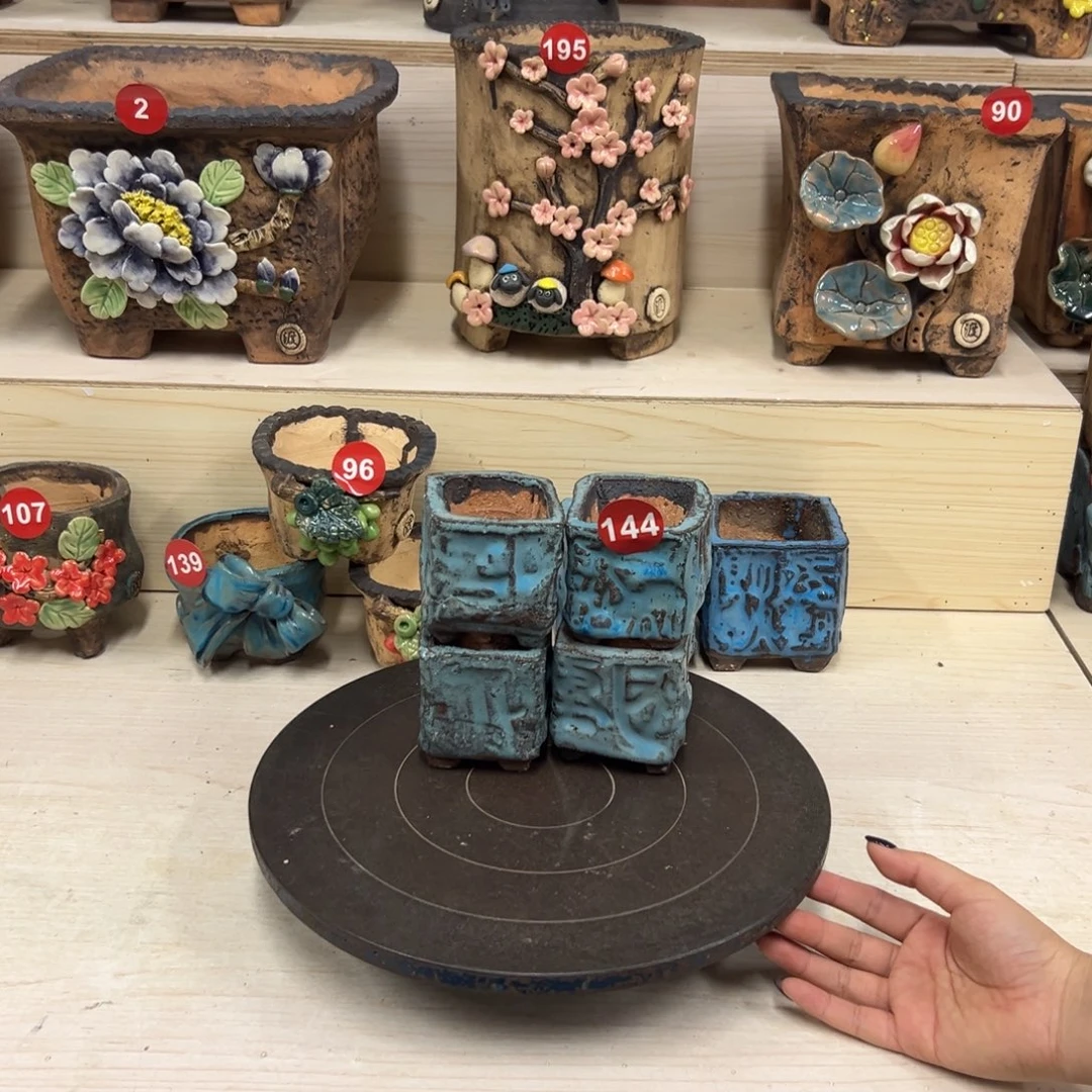 144号4个盆无标，内口4外高6