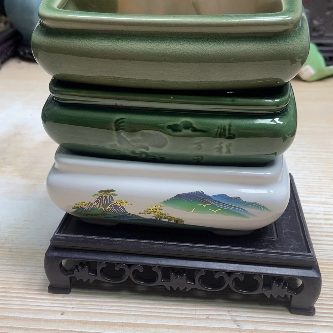 瓷片陶瓷花盆陶瓷艺术