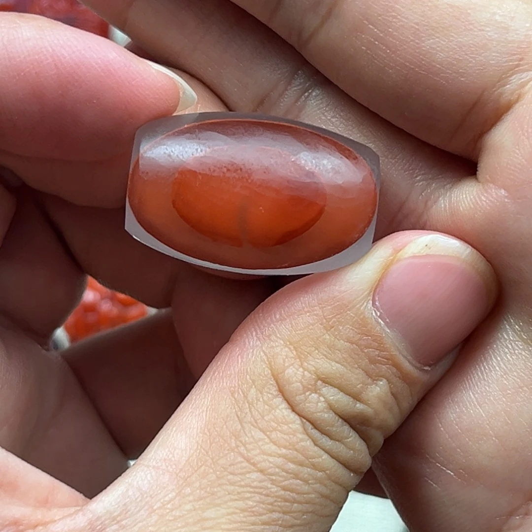 南红玛瑙桶珠未镶嵌丫*