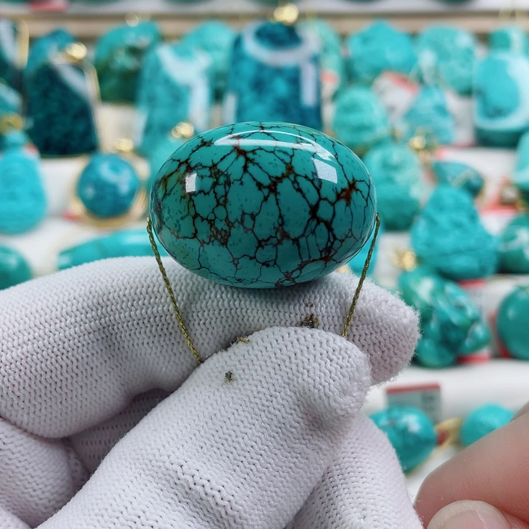 绿松石未镶嵌颈饰直径22.7