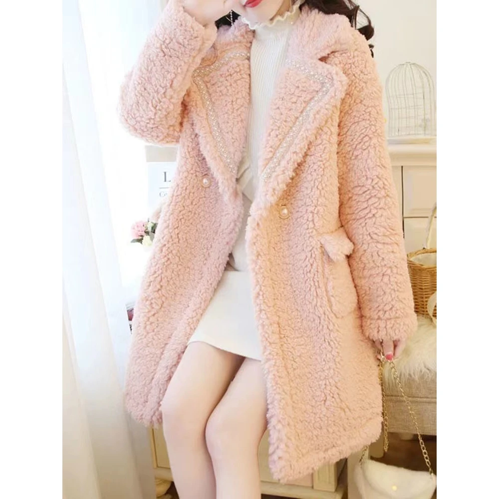 B1241-B1250毛衣网红洋气时尚宽松加绒加厚秋冬套头针织百搭女士