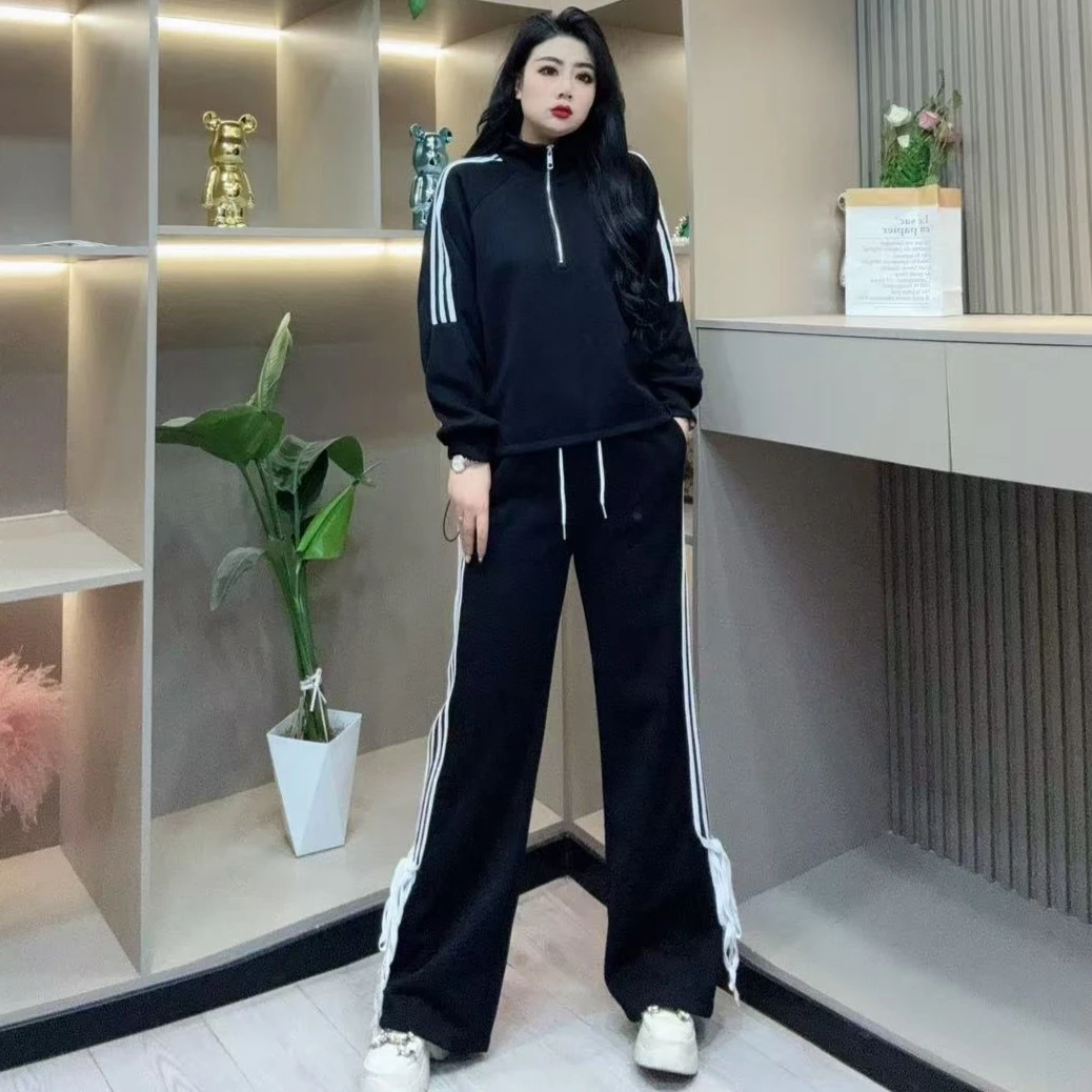 春季两件装搭配-娃 时尚休闲潮流显瘦百搭洋气款胖MM大码女装新款