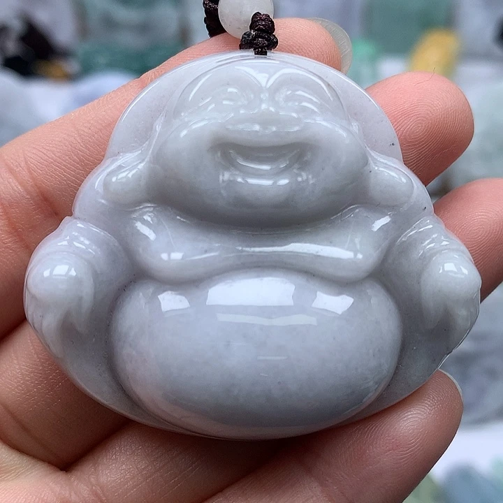 翡翠未镶嵌颈饰大佛福利洒乌鸡卡13+