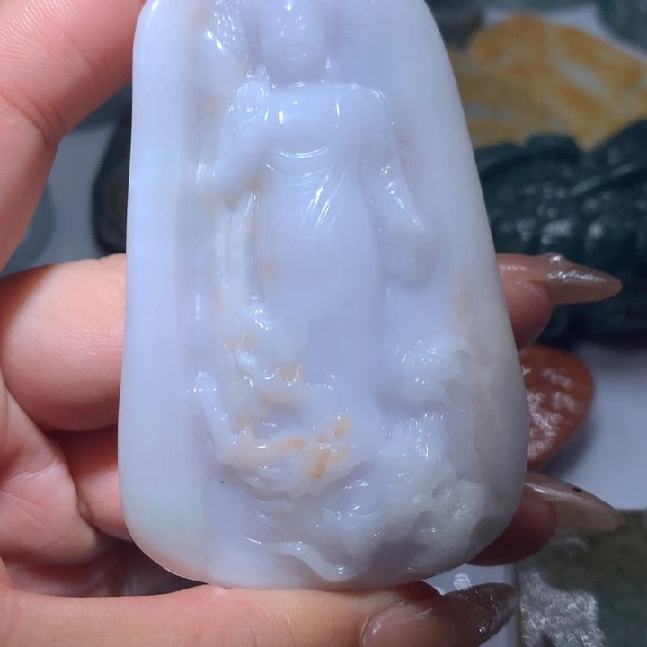 翡翠未镶嵌颈饰保真天然A货翡翠