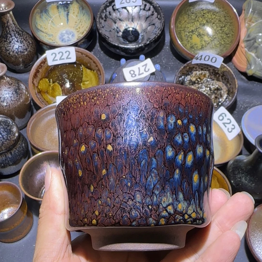 茶盏福建盏茶器竹节