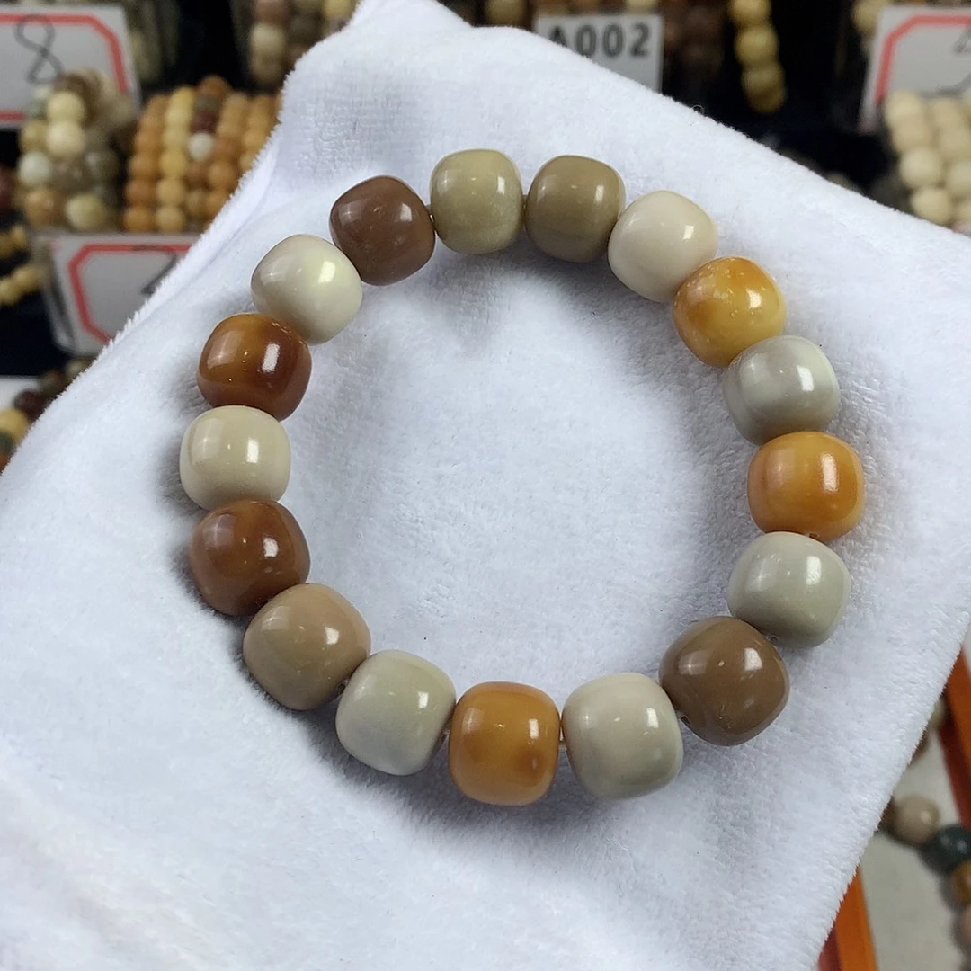 菩提根/象牙果吊坠卡15桶珠