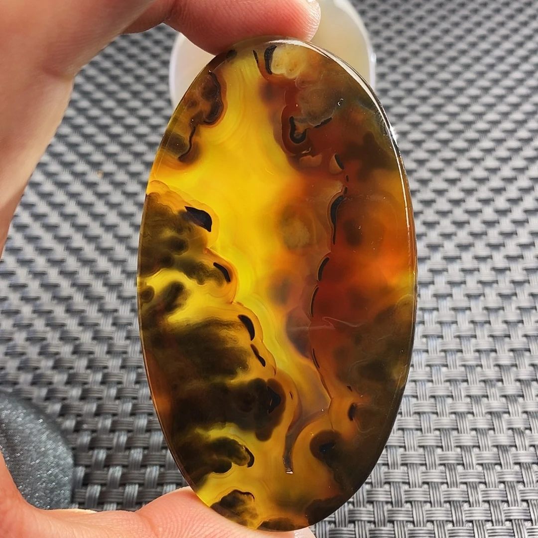 玛瑙/玉髓未镶嵌吊坠(不含链)414