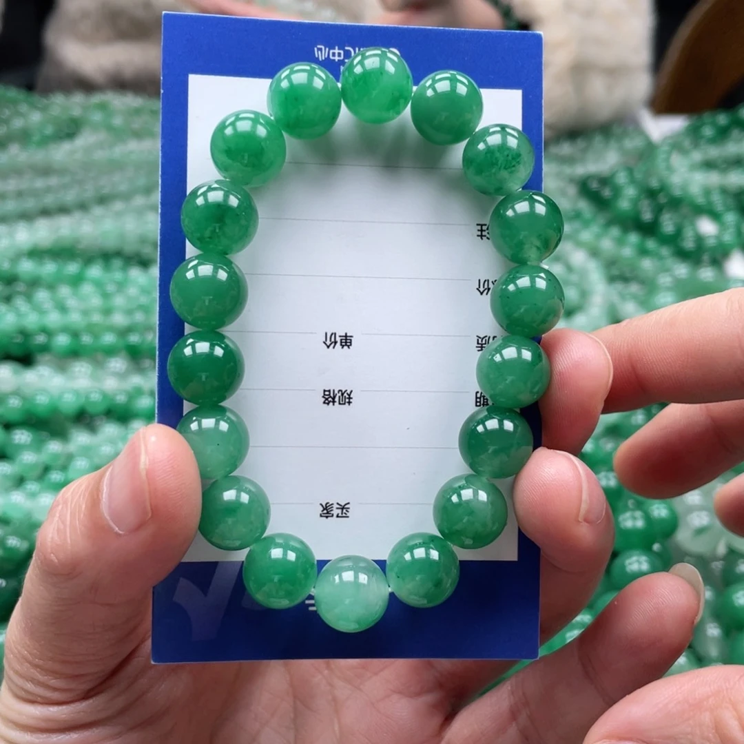 未镶嵌手串石英质玉（非洲翠）