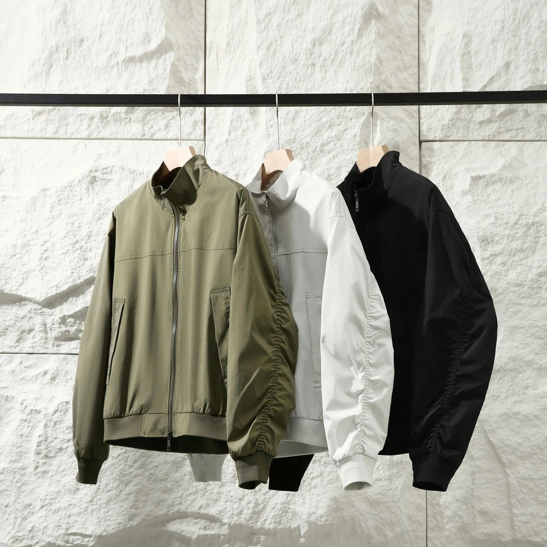 Leavo Johnson春款25SS美式复古经典MA1飞行夹克防风防水外套2607