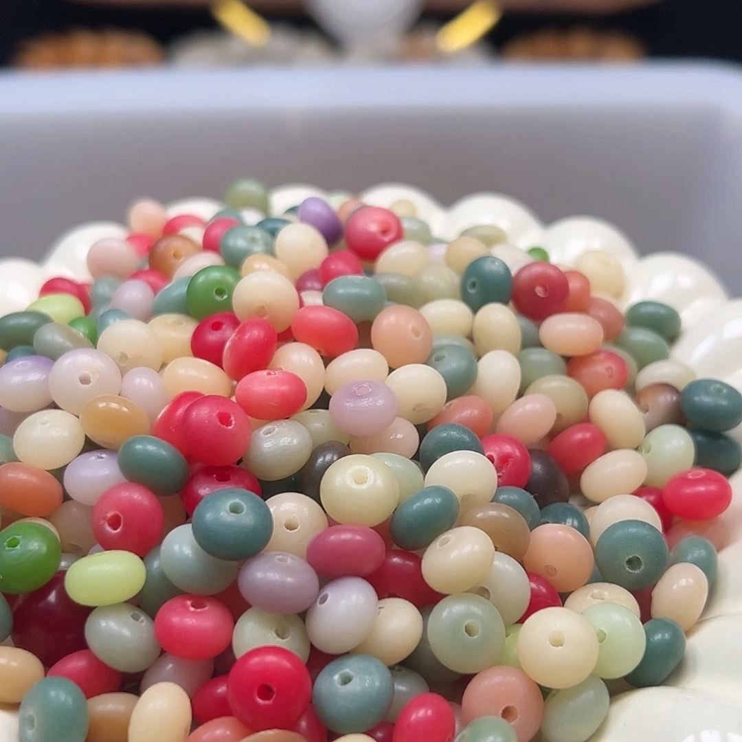 菩提根/象牙果手串瑕疵卡9多宝算盘500颗