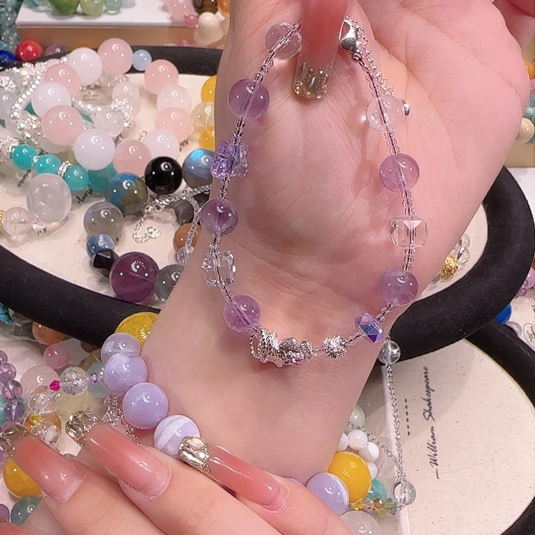 水晶手镯未镶嵌把