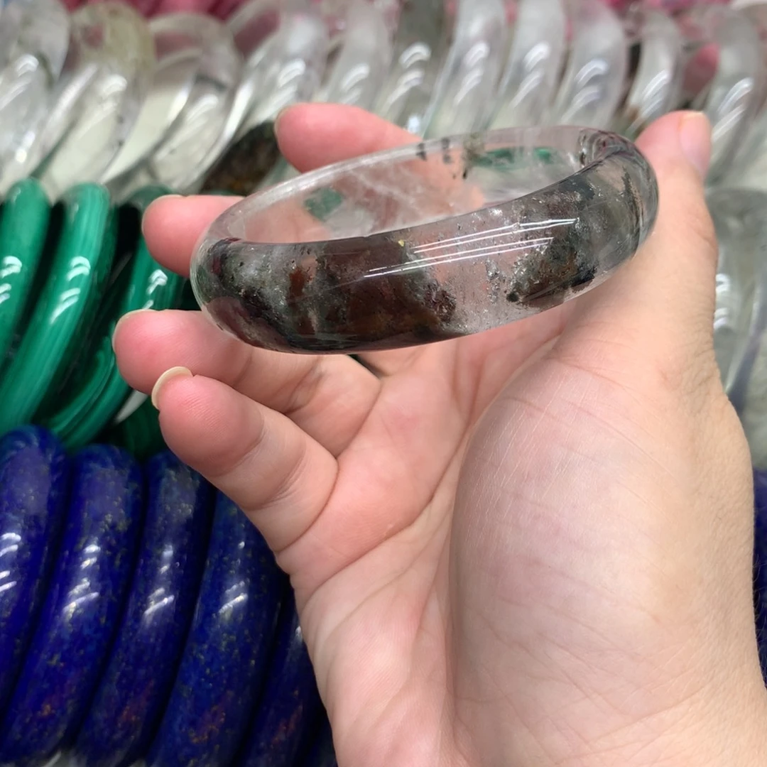 水晶手镯未镶嵌绿幽灵