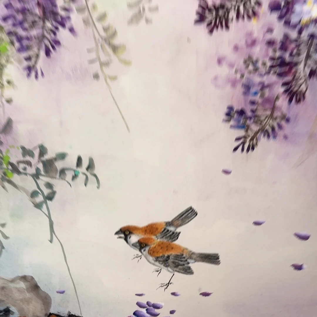 国画国画作品山水花鸟