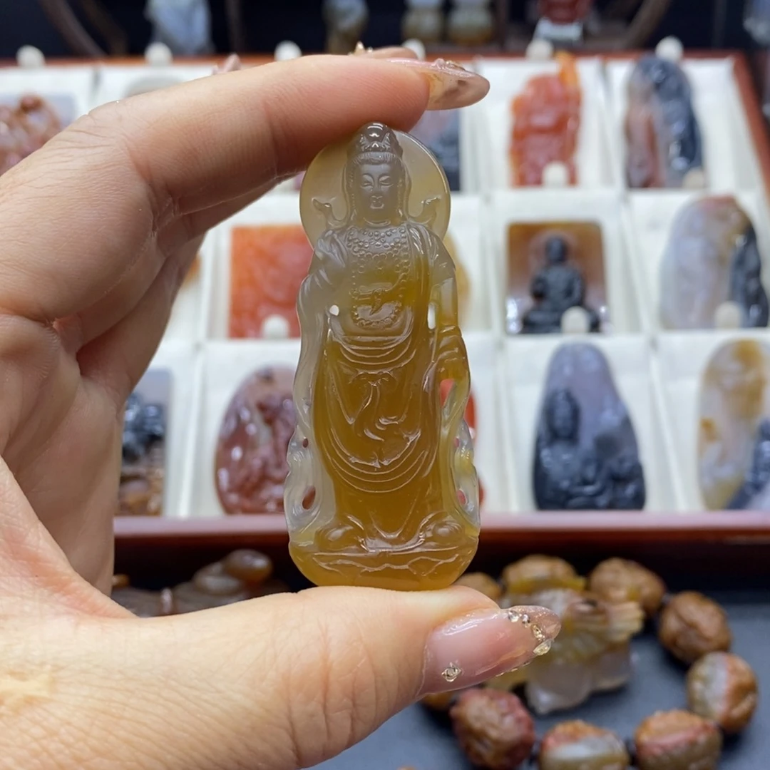 未镶嵌吊坠(赠链)玛瑙/玉髓杨*刚吊坠