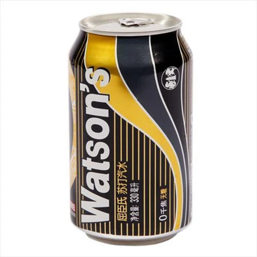 屈臣氏苏打汽水 气泡水330ml/罐