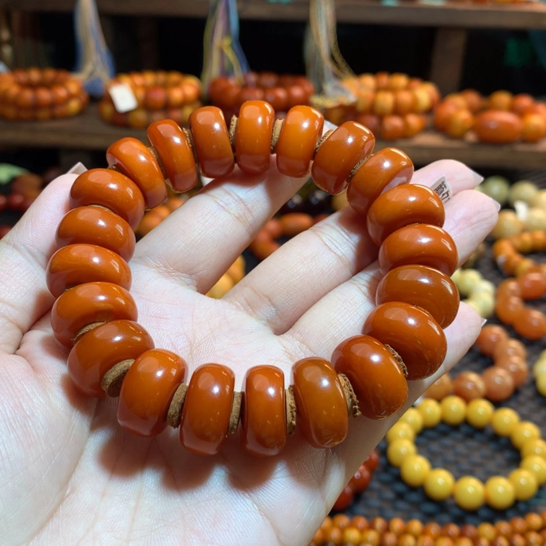 【闪购商品】手串蜜蜡未镶嵌小*牛蜜蜡手串