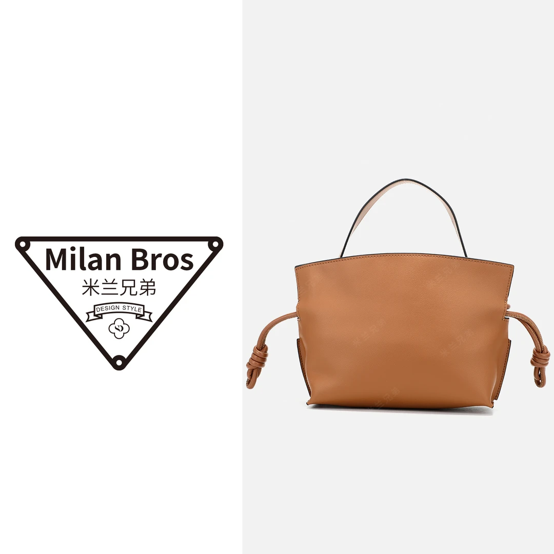 【米兰兄弟】时尚头层牛皮单肩包