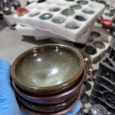 茶盏品**盏建阳建盏微瑕柴烧
