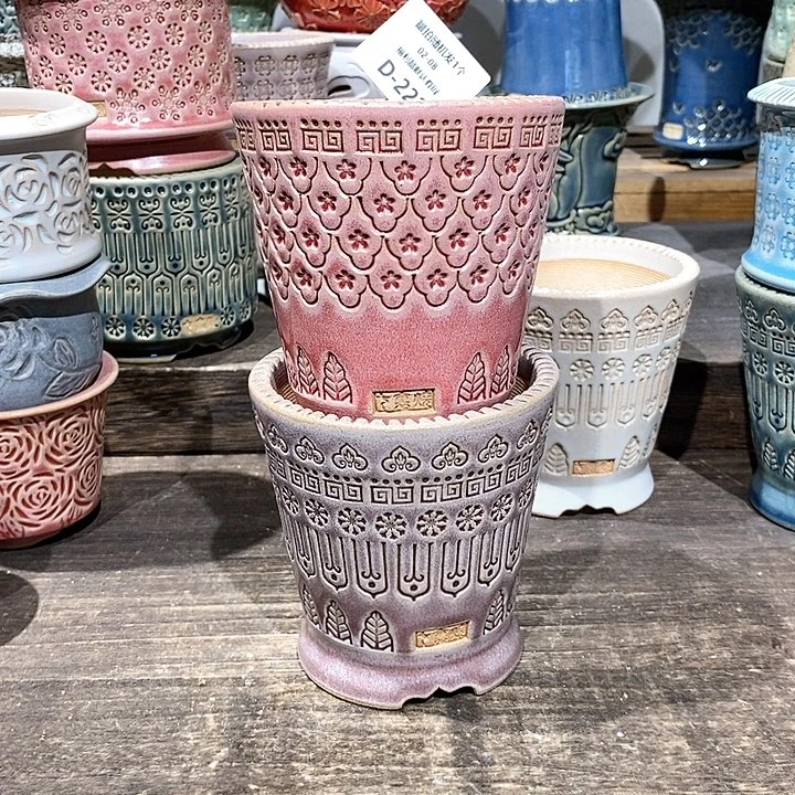 七里烧花盆2-8-222口径8?****