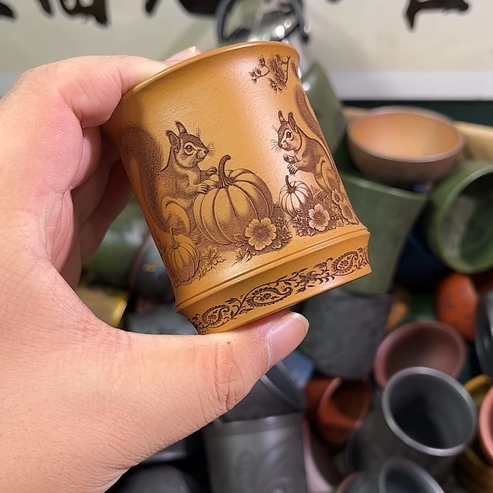 茶杯紫砂全手工紫砂主人杯