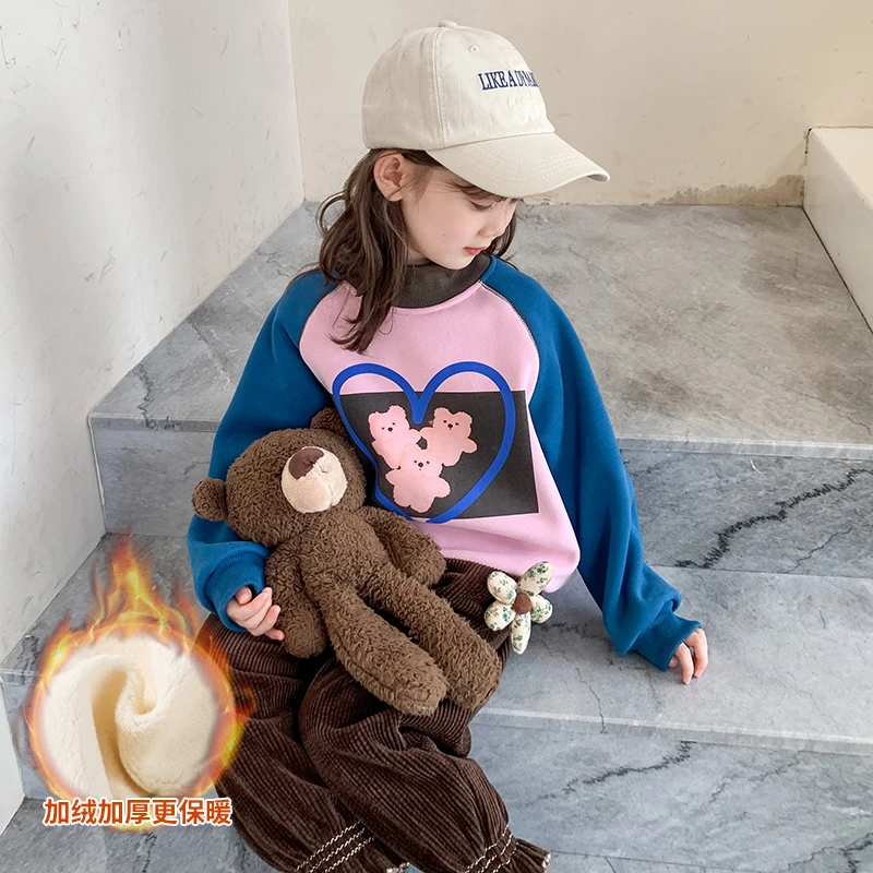 冬季新款儿童洋气高货保暖过冬时尚网红wy6299  儿童卫衣