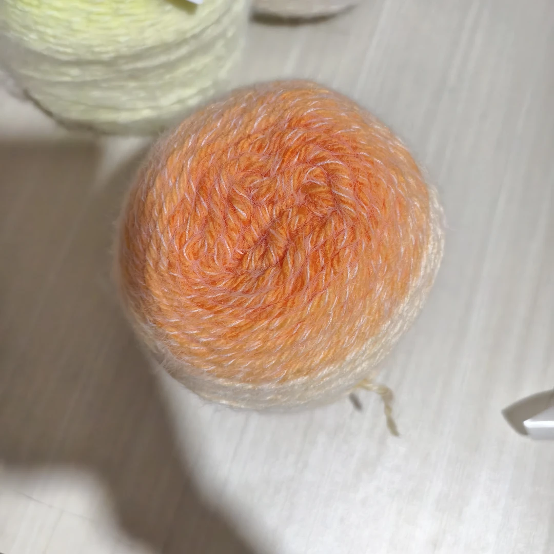 花束渐变轻纱长绒线手工diy编织围巾毛衣帽子毛线