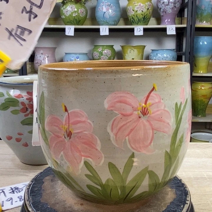 景德镇高温陶瓷花盆