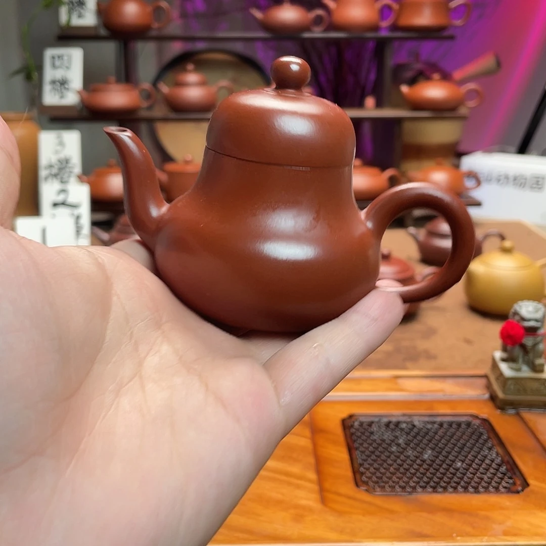 紫砂茶壶-***鸡思婷110CC手拉壶