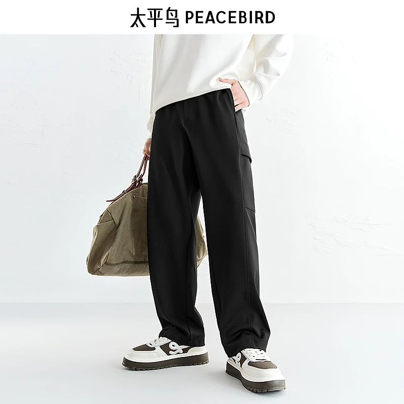 【商场同款】太平鸟男装25冬新款百搭宽松工装裤休闲裤B2GLF4216