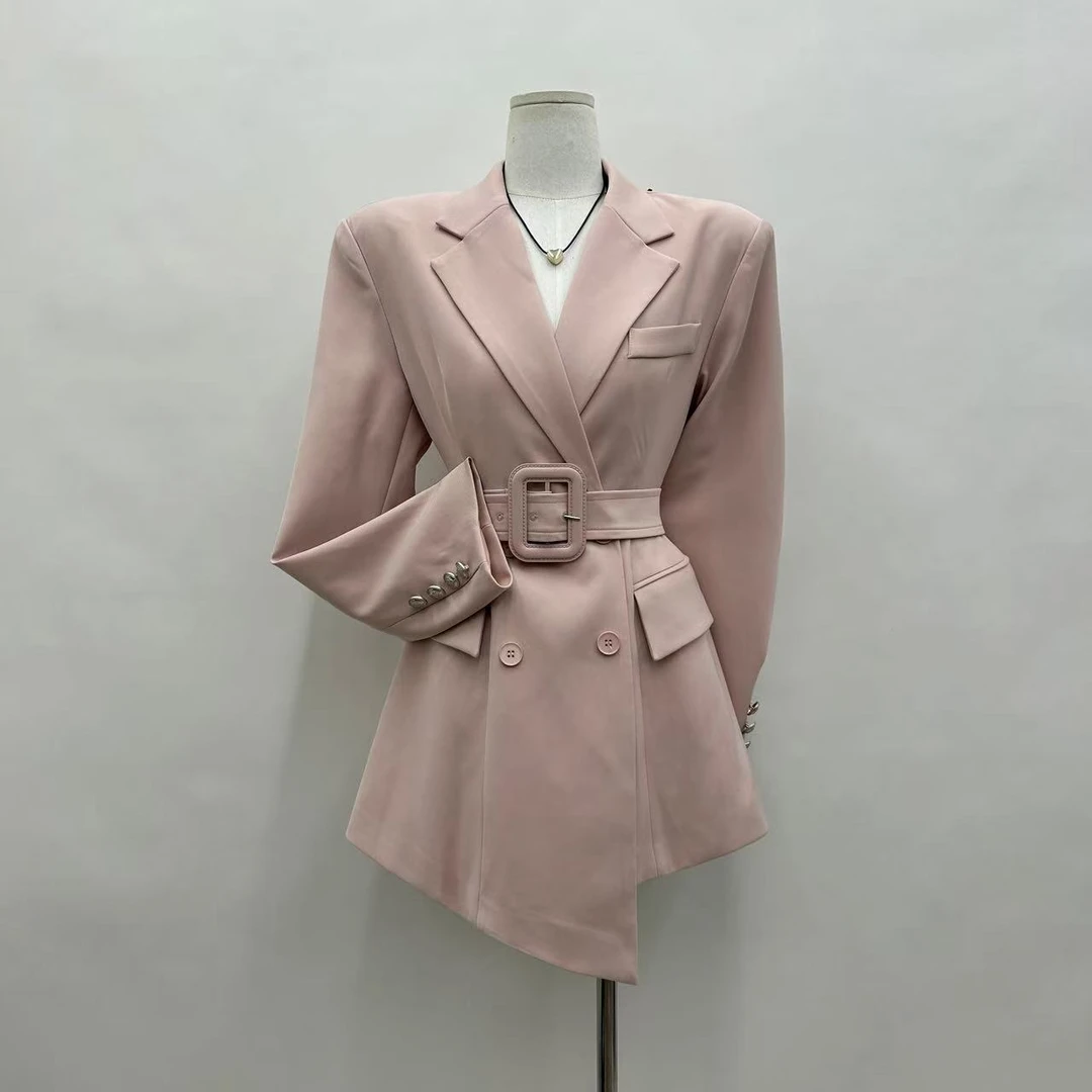 清店款气质西装外套收腰设计春秋百搭上衣