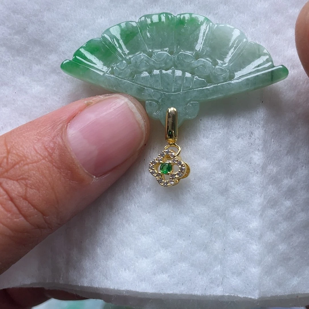 颈饰未镶嵌翡翠翡玉缘翡翠