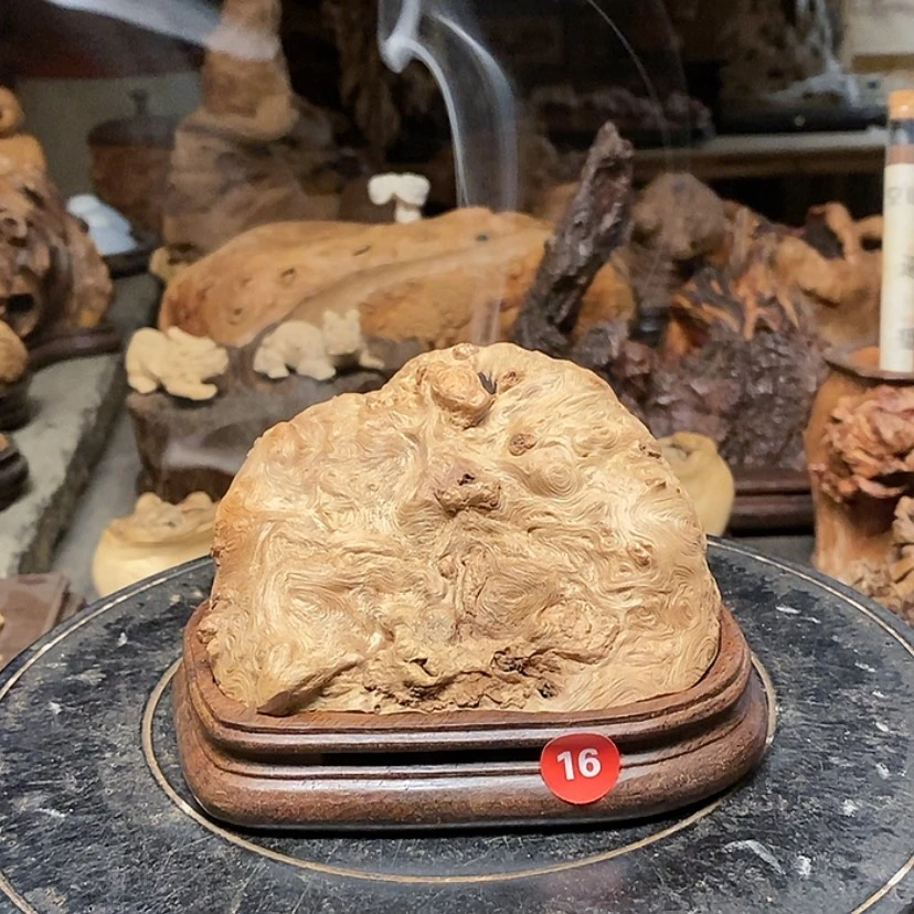 【闪购商品】16号荔枝木香炉工艺