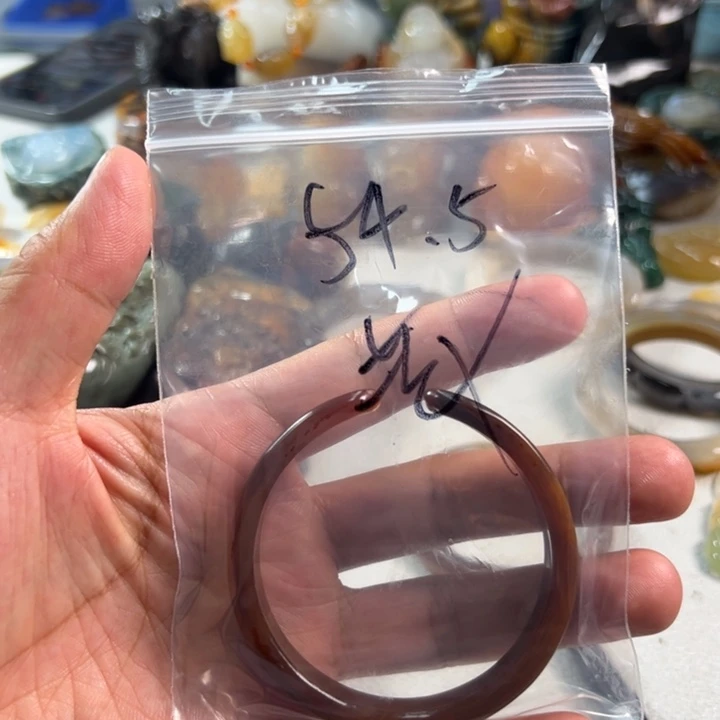 熟***人玛瑙/玉髓吊坠(不含链)未镶嵌