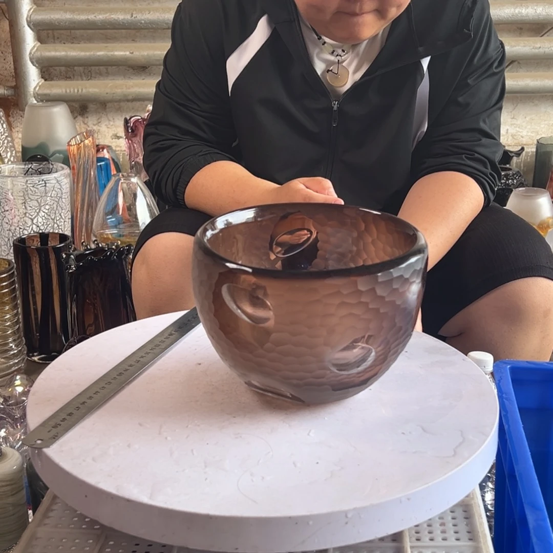 嘻***哈高度15棕色琉璃花器