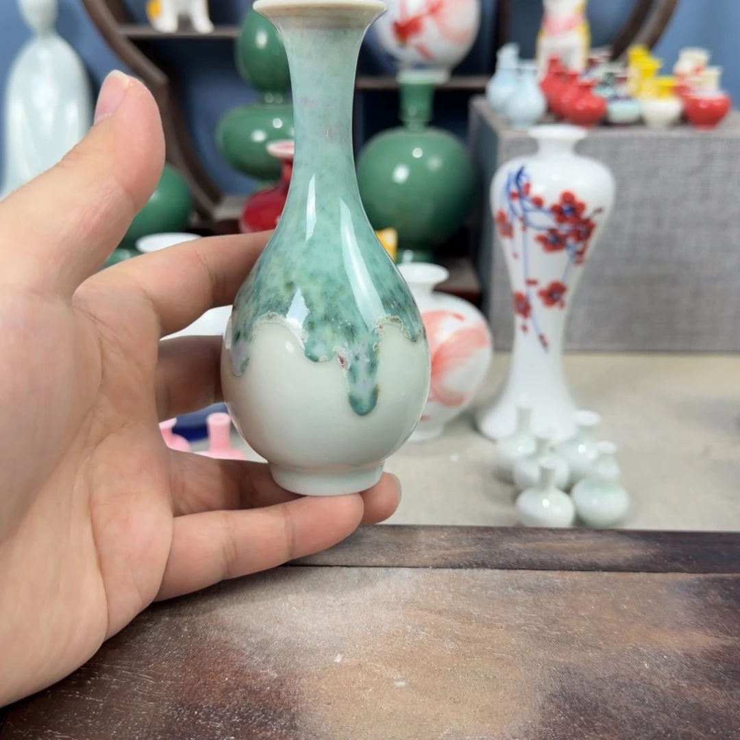 陶瓷手工小花器摆件