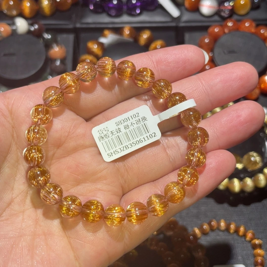 未镶嵌手链水晶铜顺发8.2mn左右