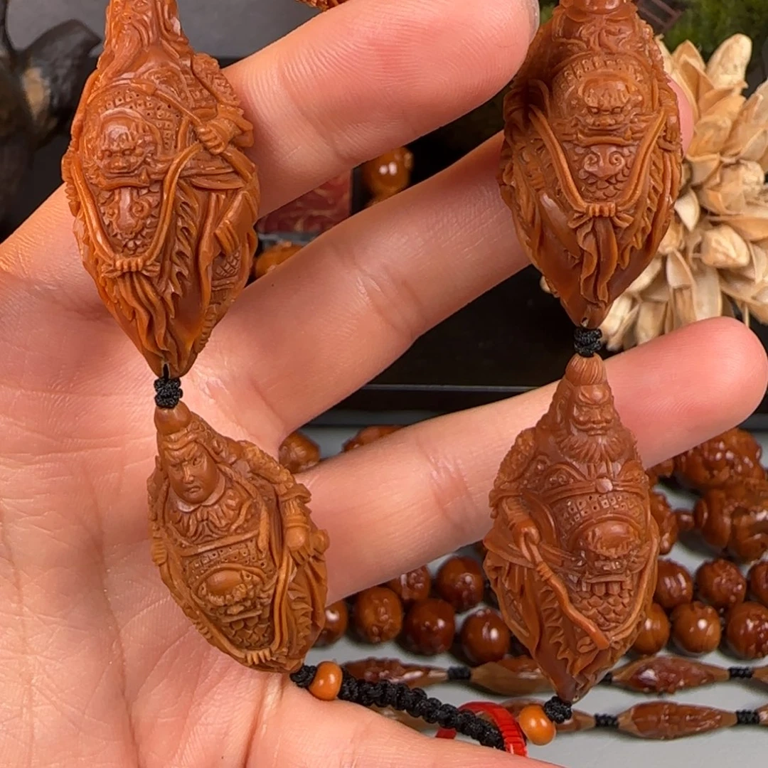 橄榄核手串/手链世曾 21五虎上将手串