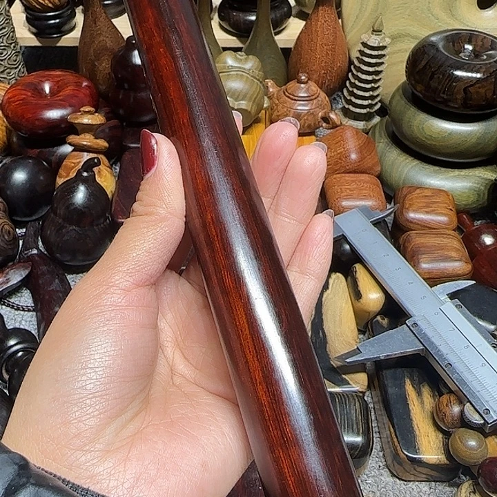 大***叶香榧木东非小叶紫檀健身棍，武术棍