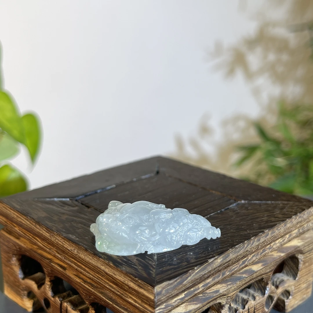 JTB18-62 天然缅甸翡翠A货 三脚金蟾