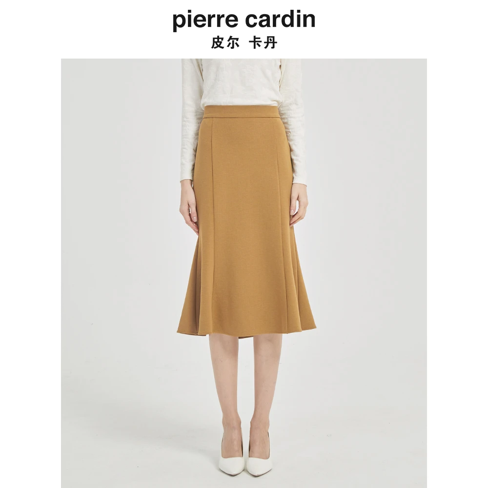 【皮尔卡丹女装】职业知性修身包臀鱼尾半裙【专柜正品】半身裙高腰