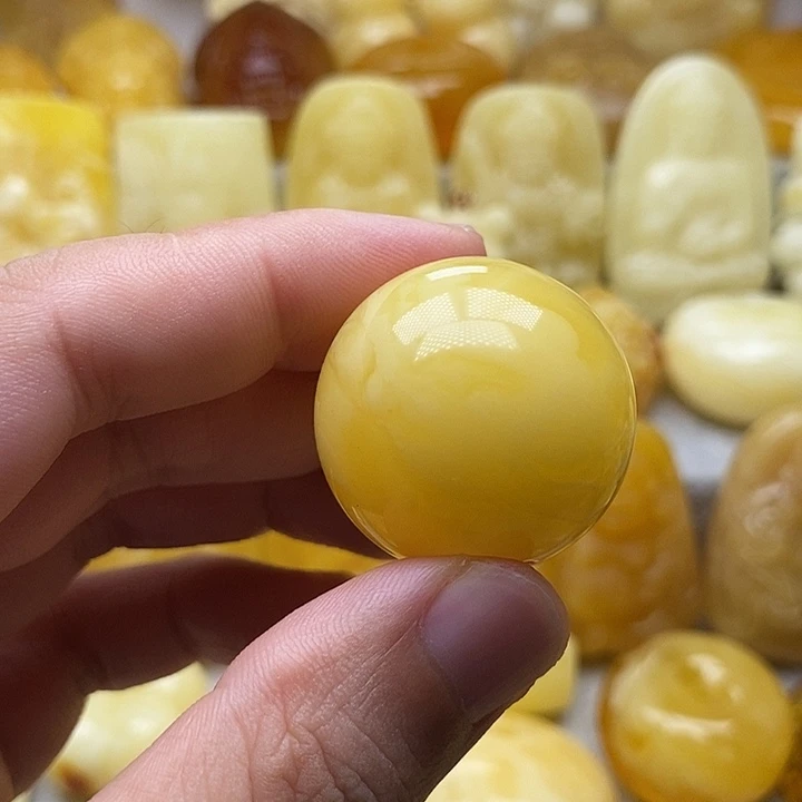 琥珀颈饰未镶嵌琥珀蜜蜡吊坠